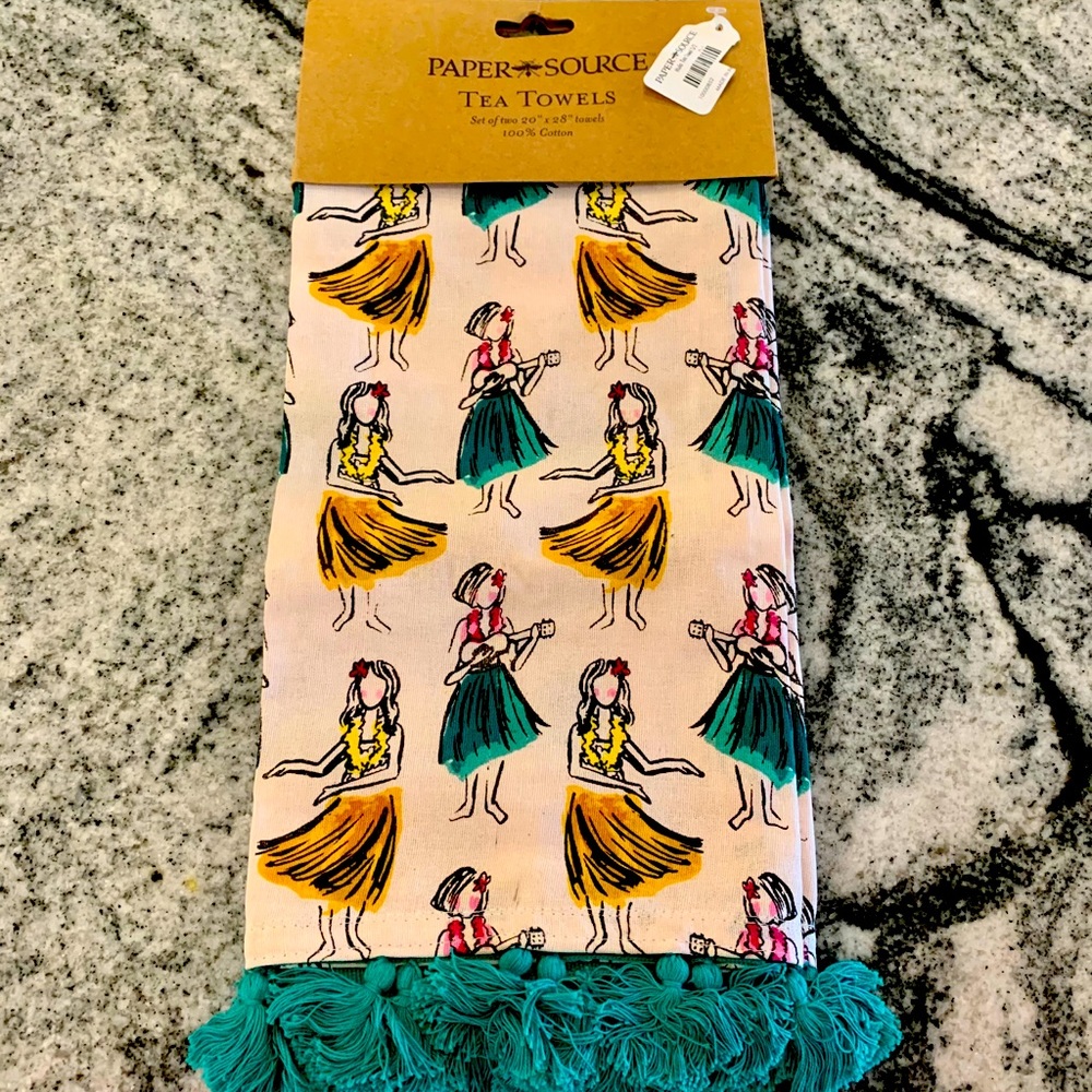Hula Tea Towels from Paper Source